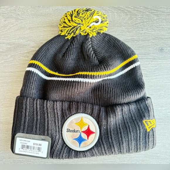 PITTSBURGH STEELERS NFL Beanie Winter Hat NWT New Era - Picture 1 of 3